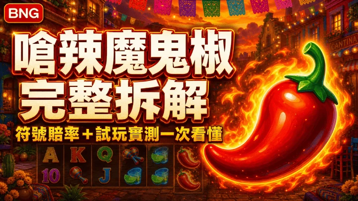 BNG 電子嗆辣魔鬼椒完整拆解：符號賠率與試玩流程實測