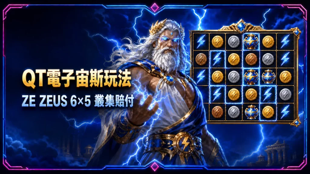 QT電子宙斯玩法｜澤宙斯 Ze Zeus 6×5叢集與三種模式